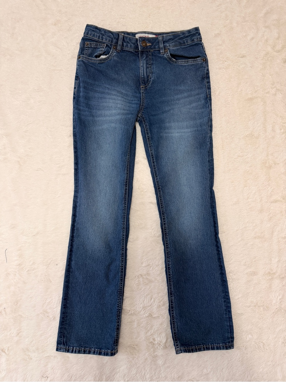 Lucky Brand Girls Size 16 Medium Wash Adjustable Waist Stretch Jeans